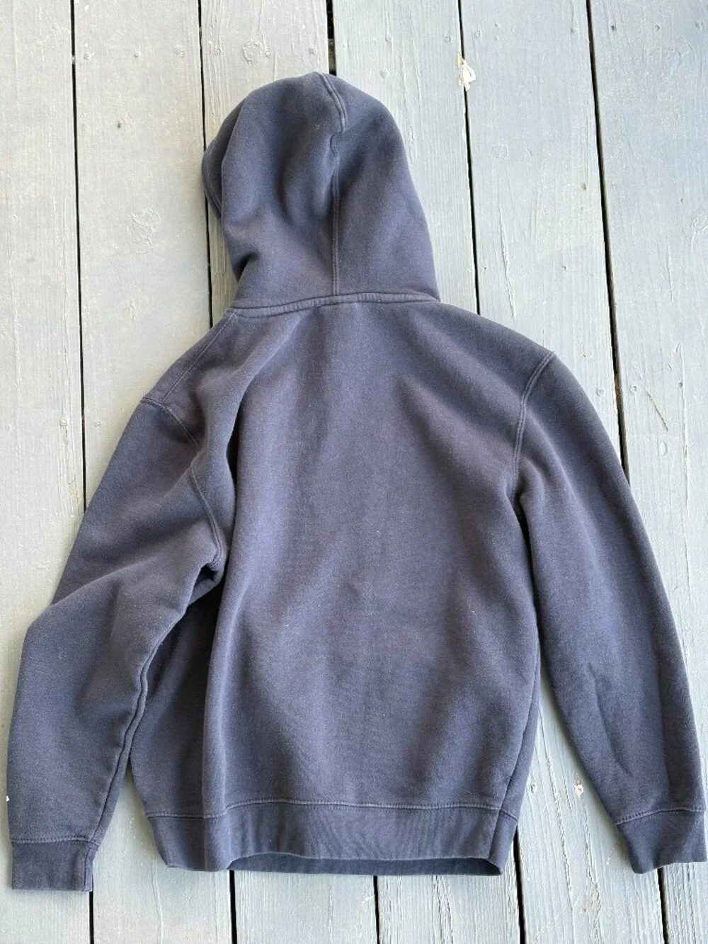 Local Hoops New York City Basketball Hoodie Boys Navy Blue Large